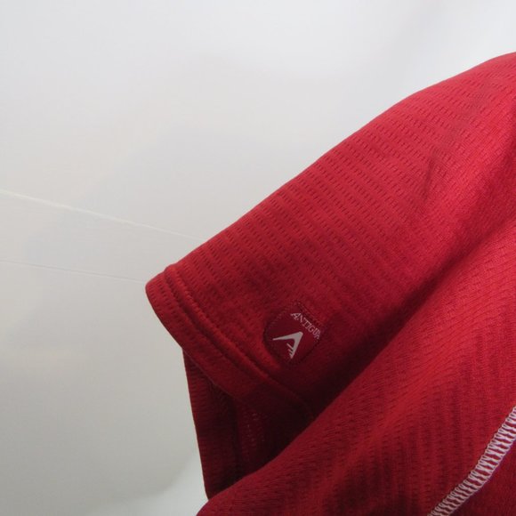 Angels Antigua Women's Vintage Baseball Red Polo Shirt Size Large - Picture 8 of 11